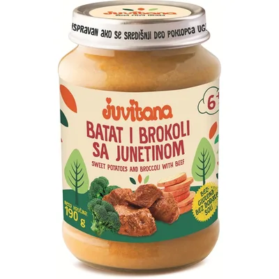 Kašica Juvitana Batat I Brokoli Sa Junetinom 190 g