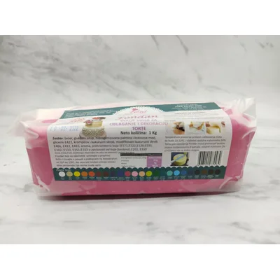 Roze Fondan Za Torte I Kolace Spajz 500 g