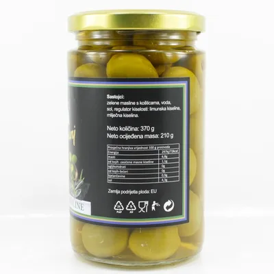 Masline Zelene Sa Sirom Vajat 370 g