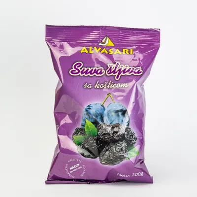 Alvasari Suva Šljiva Sa Košticom 200 g