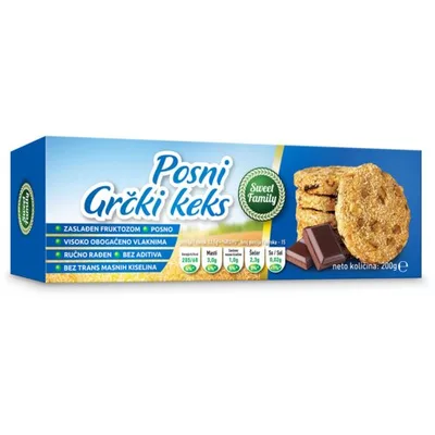 Keks Posni Grčki Sweet Family 200 g