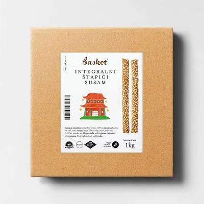 Stapici Integralni Sa Susamom Basket 200 g