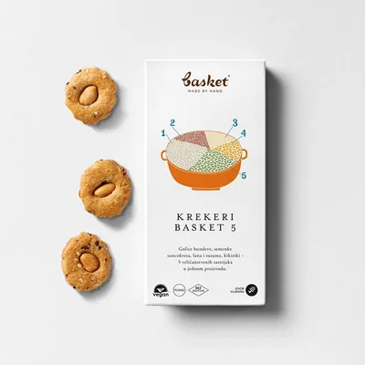 Basket 5 Kreker 200 g