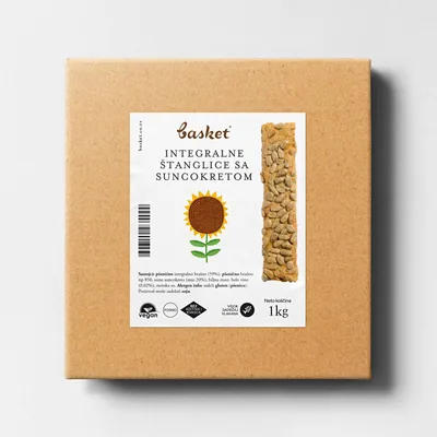 Stanglice Integralne Sa Semenom Suncokreta Basket 200 g