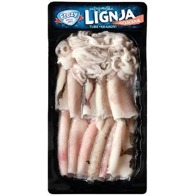 Smrznuta Lignja Očišćena Barka 400 g