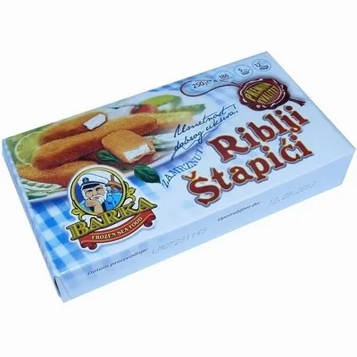 Smrznuti Panirani Riblji Štapići Barka 250 g