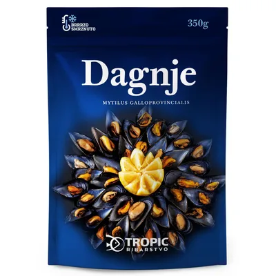 Del Smrznuta Riba Tropic Meso Dagnje 350 g
