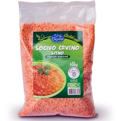 Sočivo Crveno Sitno Org Beyond 500 g
