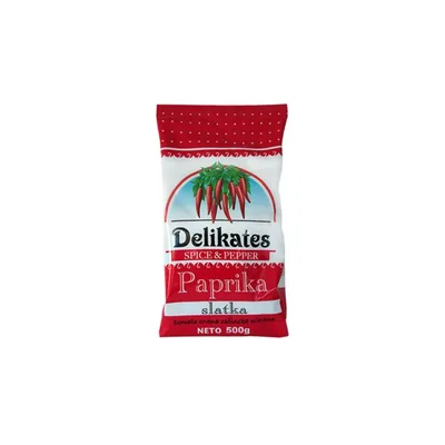 Paprika Slat.Mlev. Dom.Zacinska Delikates 500 g