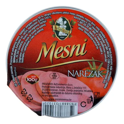 Ranch Mesni Narezak Lim 150 g