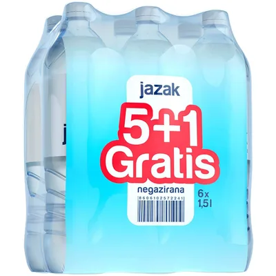 Jazak Voda Negazirana Family Pack 1,5 L