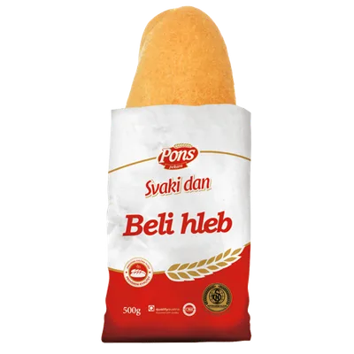 Hleb Beli Ako Tip 500 g