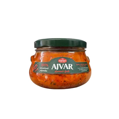 Ajvar Domaći Ljuti Manari 550 g