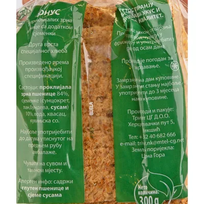 Trivit Hleb Tonus Obogacen 300 g