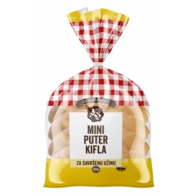 Pecivo Pekara As Mini Puter Kifla 300 g