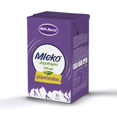 Mleko Uht 2.8% Milk House Bez Cepa 1 L