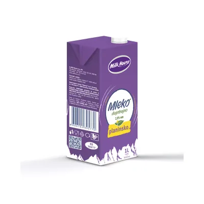 Mleko Uht 2.8% Milk House Sa Cepom 1 L