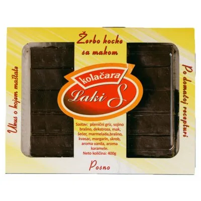 Kolaci Zerbo Kocke Sa Makom Laki S 400 g