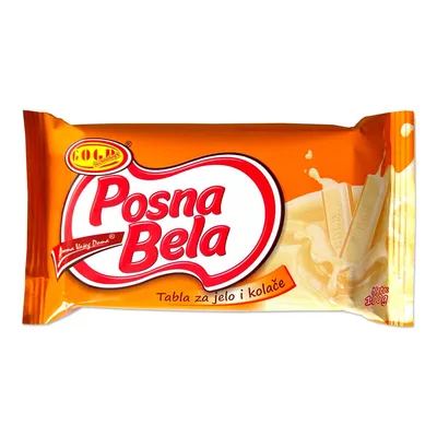 Čokolada Bela Posna Tabla Gold Pack 100 g