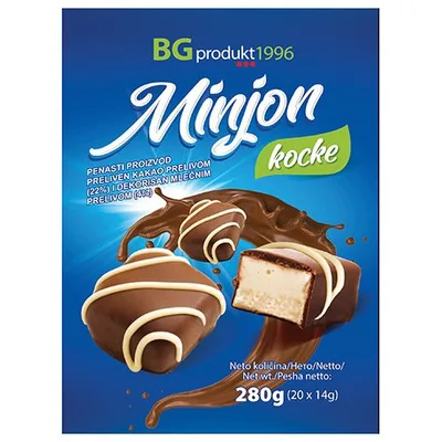 Minjon Kocke Bg Produkt 280 g