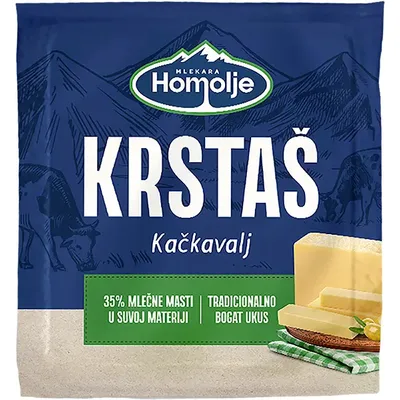 Sir Homolje Kackavalj Krstas 35% 250 g