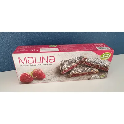 Int.Keks Cajno Pecivo Malina 180 g