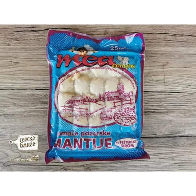 Smrznute Mantije Mea Pazarske Sir 730 g