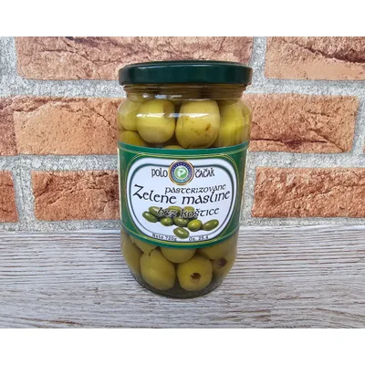 Masline Zelene Voćar Sm Bez Koštice 720 g