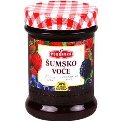 Dzem Extra Sumsko Voce Duga Komerc 430 g