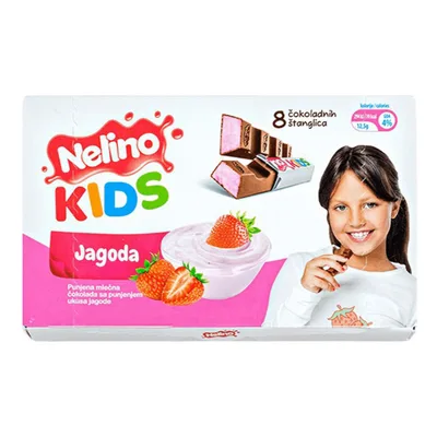 Cokolada Kids Jagoda Nelli 88 g