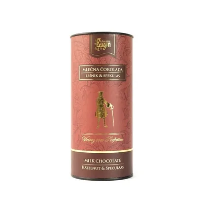 Čokolada Mlečna Mini Tuba Lešnik I Spekulas Eugen Chocolate 100 g