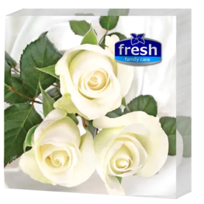 Salveta Fresh Bele Ruže 3sl