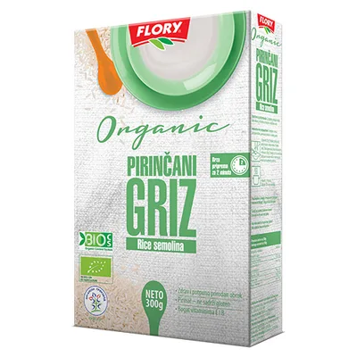 Griz Pirinčani Organic Flory 300 g
