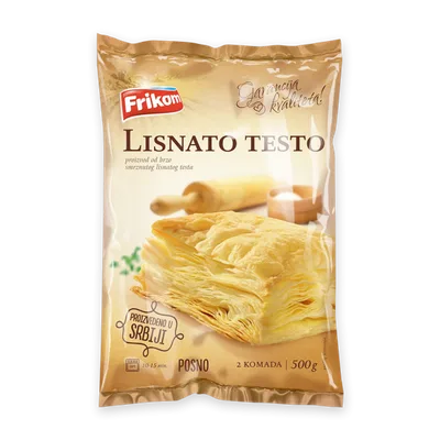 Lisnato Testo Free Mix Zamrznuto 500 g