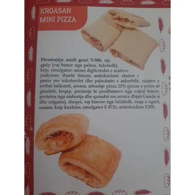 Kroasan Pizza Free Mix Zamrznuto 550 g