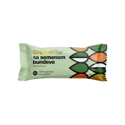 Bar Diabet Sa Seme Bundeve Gran 30 g