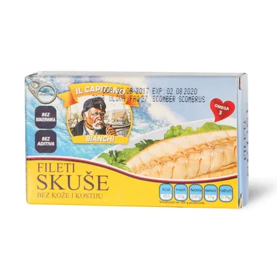 Skusa Filet Il Capitano Ducla Trading 115 g