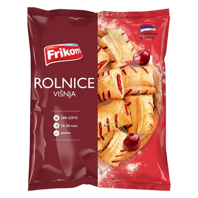 Smrznute Rolnice Sa Višnjom Posno Mod Commerc 500 g