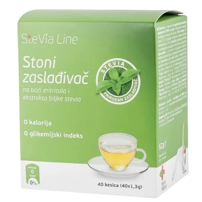 Zaslađivač Prirodni Stevia Line 52 g