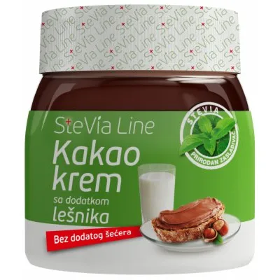 Krem Kakao Lešnik Stevia Line 250 g