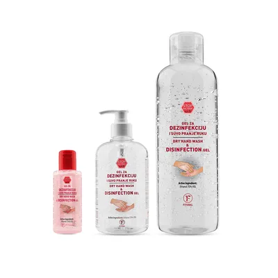 Sredstvo Za Dezinfekciju Gel Za Suvo Pranje Ruku Crod 500 ml