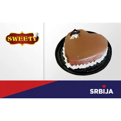 Torta Premium Srce Sweety 1,2 kg