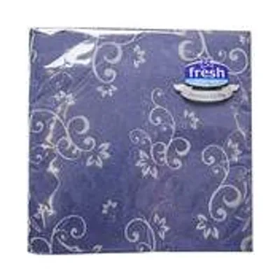 Salvete 2sl Premium Dekor Plava 38x38 Fresh