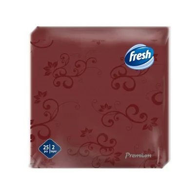 Fresh Dekor Premium Salveta Bordo 2sl