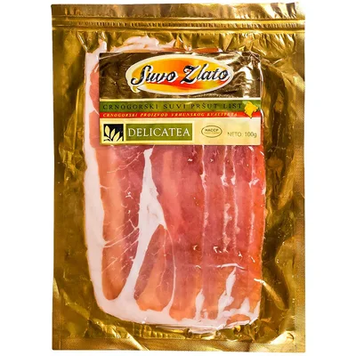 Suvo Zlato Njeguski Suvi Prsut Slice 100 g