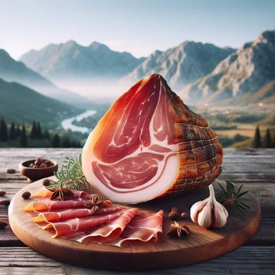Pršut Njeguški Vakum List 300 g