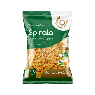 Makarona Spirala Posno To! 350 g