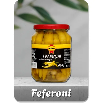 Feferoni Pasterizovani To 630 g