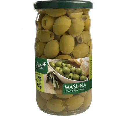 Masline Zelene Bez Kostice 1,5 kg