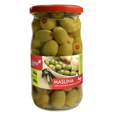 Zelena Maslina Sa Pstom Od Paprike Libero 700 g